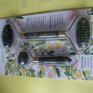 Jade Beauty Roller Set Natural Crystal Stones